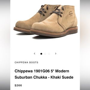 NWT Chippewa Suburban Chukka Boots